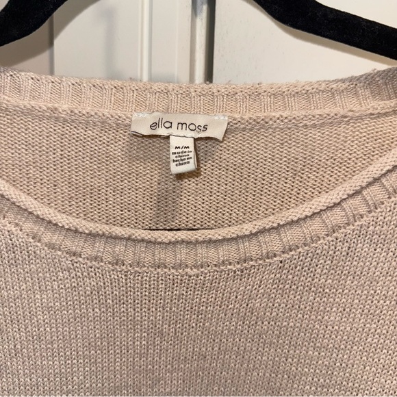 Ella Moss Cream Crew Neck Sweater - Picture 2 of 3